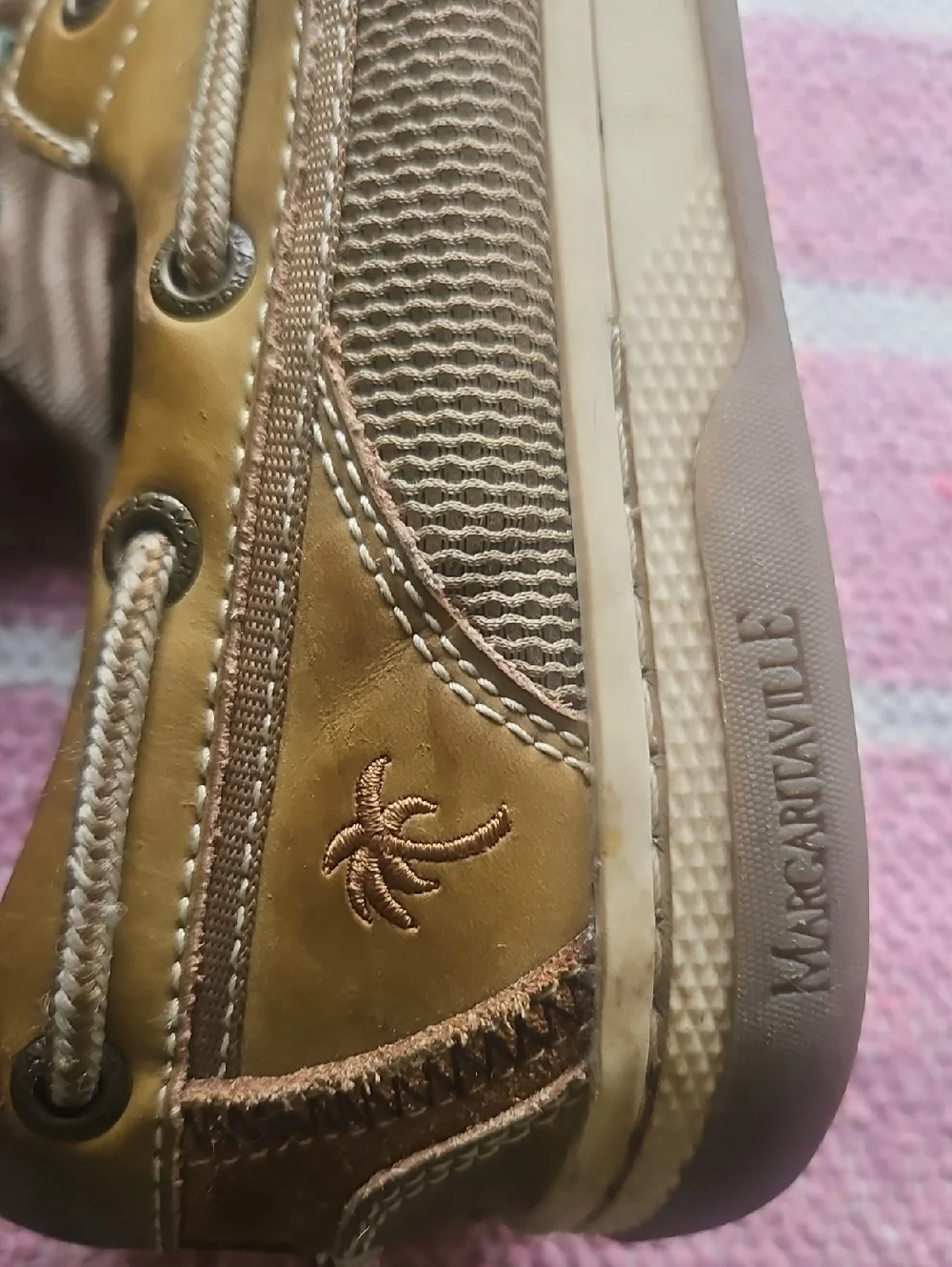 Tan Casual Boat Shoes